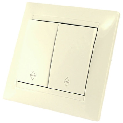 Выключатель на 2 направления 2 кл. 10А сл. кость 