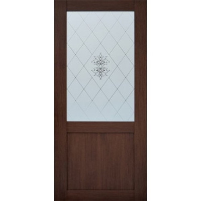 Полотно дверное Микрофлекс 600 орех вельвет L90