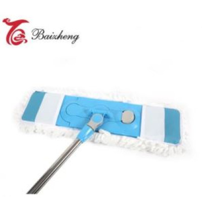 Швабра металлическая 125 см насадка микрофибра 55*15 см 2 шт микс Baizheng