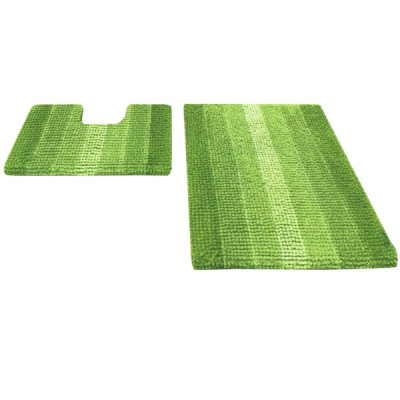 Коврик 60*90/60*50см Multimakaron зеленый Шахинтекс