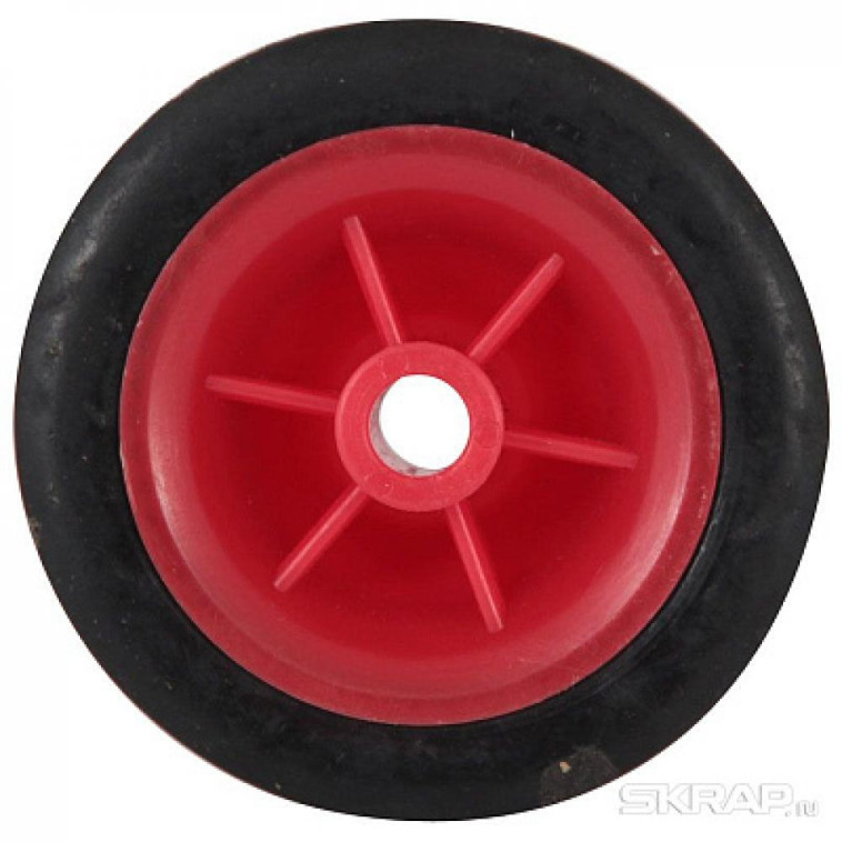 Фото Колесо пластикове комбинированное 2*65 мм Рыжий кот