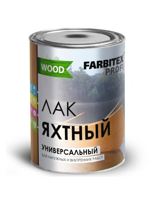 Лак уралкидный FARBITEX ПРОФИ GOOD FOR WOOD яхтный универсальный 4л