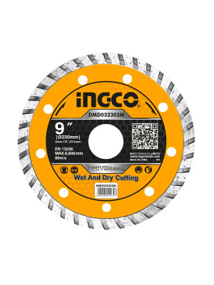 Круг алмазный TURBO 230 мм INGCO DMD032302M ж/банка