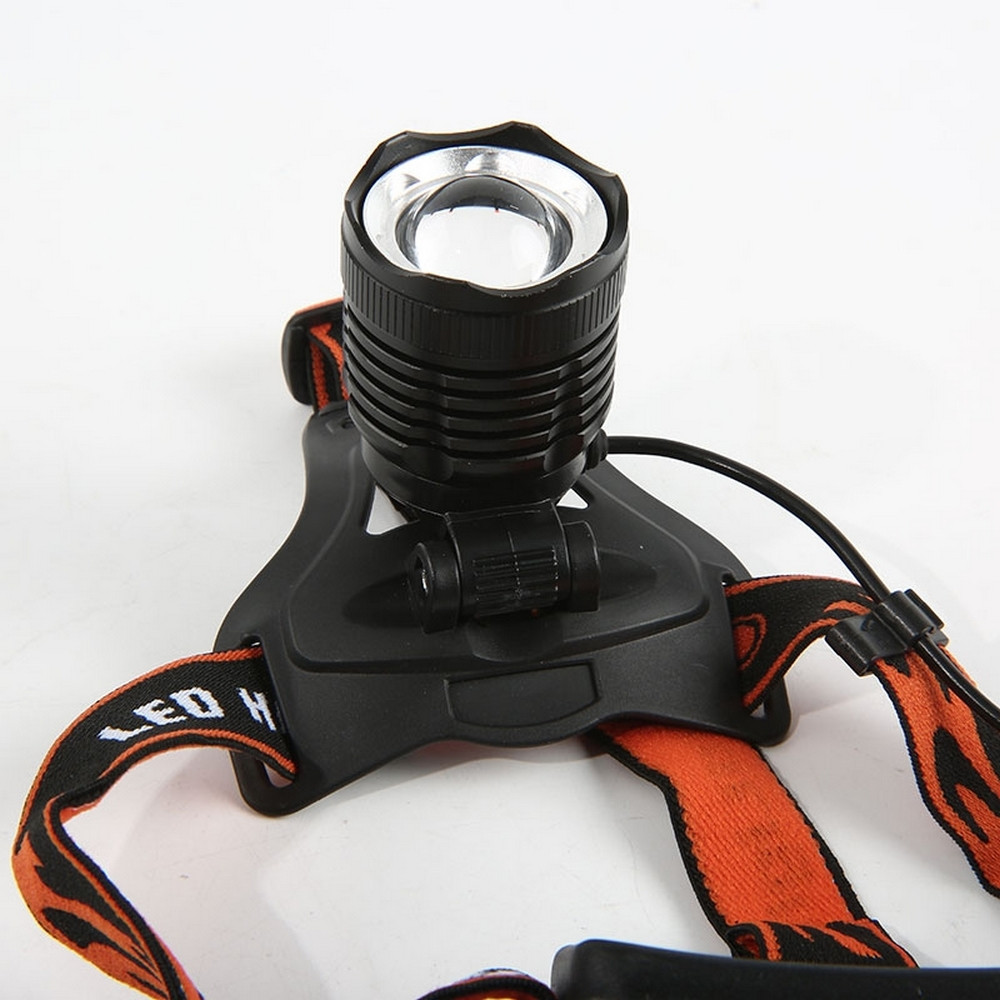 Фонарь налобный  led 11*9*9,5 см 2 аккумулятора 3 режима Baizheng