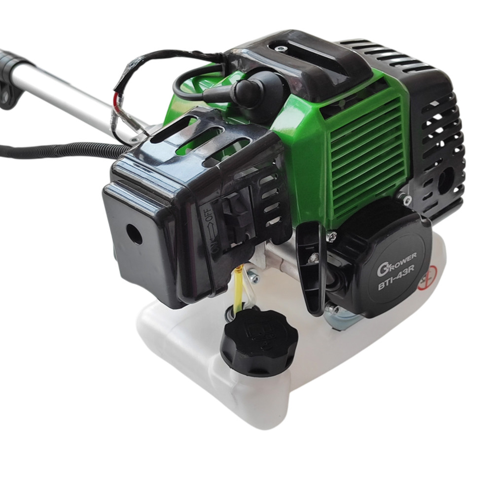 Бензотриммер Grower BTI-43R 2000 V-43см3 двух-ный двиг 2,0кВт (нож3Т+леска) штанга разбор.
