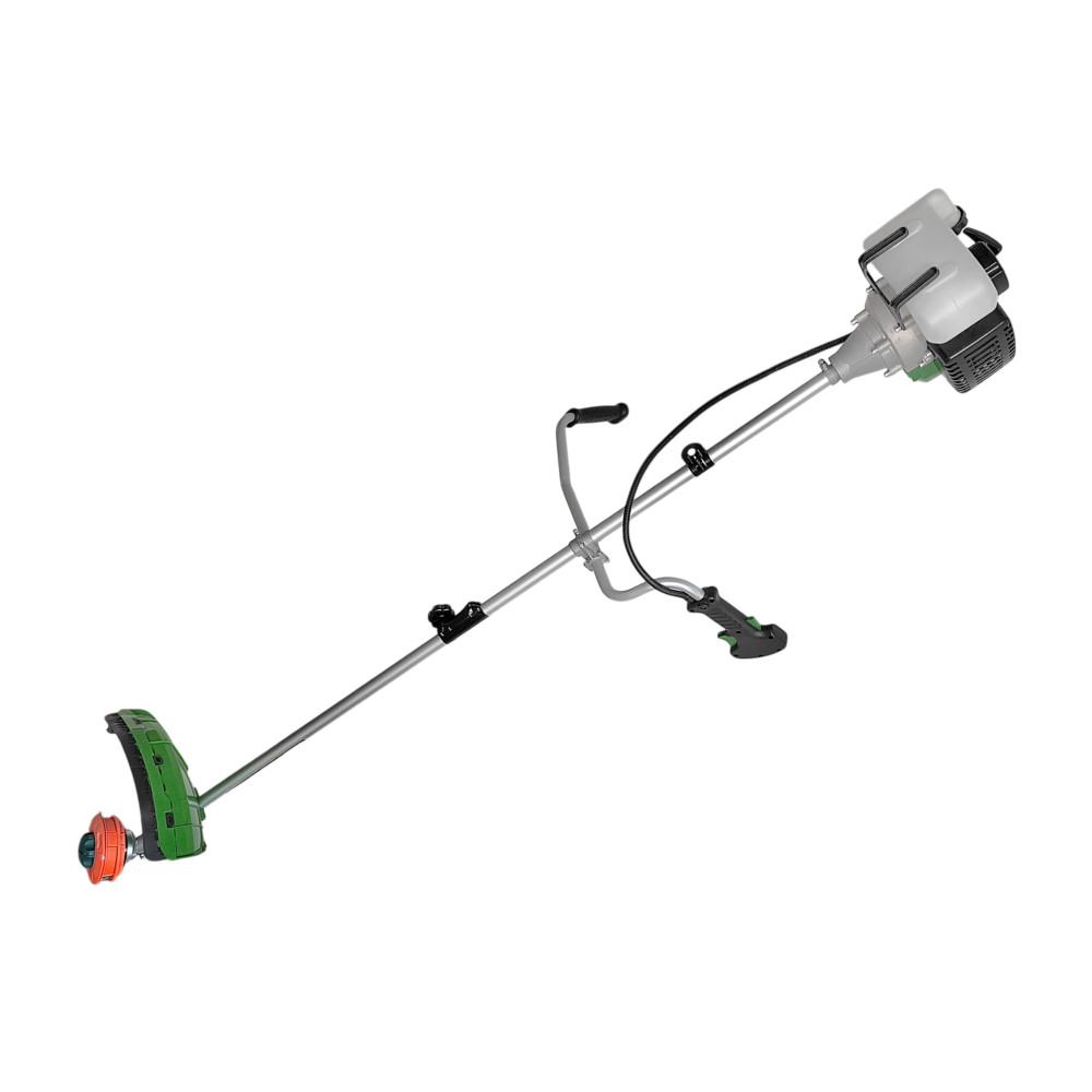 Бензотриммер Grower BTI-43R 2000 V-43см3 двухтактный двигатель 2,0кВт (нож 3Т + леска) штанга разборная