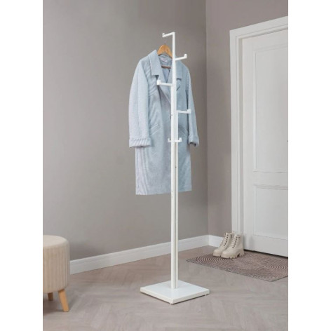 Вешалка металлическая напольная 33,5*33,5*180 см белый Торонто 1 ЗМИ