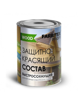 Состав защитно-красящий быстросохнущий Махагон 0,75 FARBITEX ПРОФИ WOOD Состав защитно-красящий быстросохнущий Махагон 0,75 FARBITEX ПРОФИ WOOD