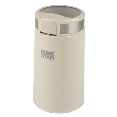 Кофемолка пластик 200 Вт 50 гр импульсная чаша нерж сталь бежевый HS-2035 HomeStar Кофемолка пластик 200 Вт 50 гр импульсная чаша нерж сталь бежевый HS-2035 HomeStar