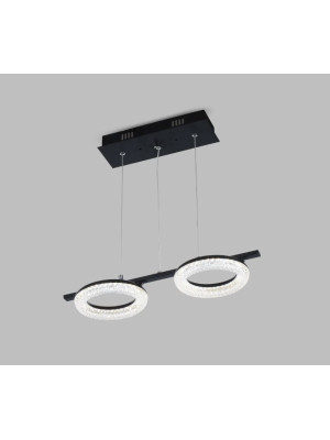 Люстра светодиодная кухонная 2 плафона 45*18*100 см 32Вт 1200 LM 10м2 3 цвета черный Baizheng Люстра светодиодная кухонная 2 плафона 45*18*100 см 32Вт 1200 LM 10м2 3 цвета черный Baizheng