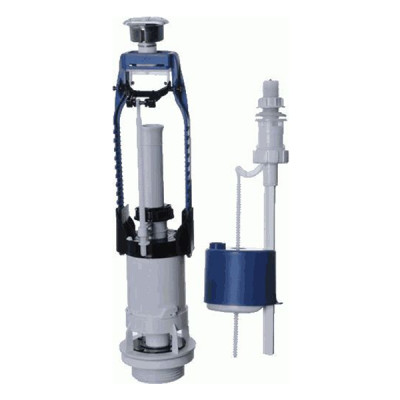 Арматура для унитаза Псков нижняя подводка, кнопка белая АБ69.(А105) 57.14.0