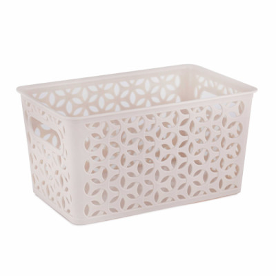 Корзина пластиковая 290*190*150 мм бежевый Мираж Альтернатива Корзина пластиковая 290*190*150 мм бежевый Мираж Альтернатива