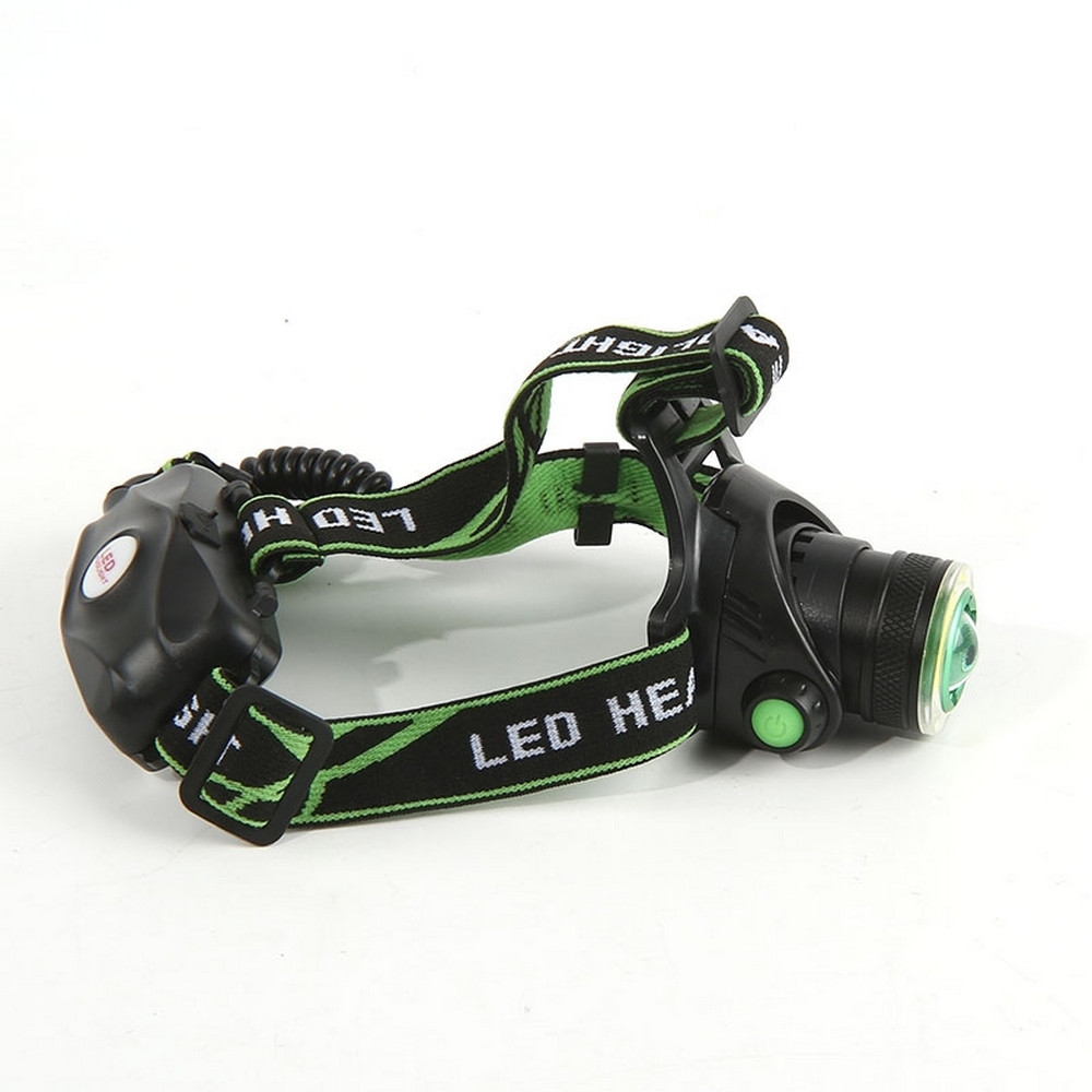 Фонарь налобный  led 10*10*8 см аккумулятор 4 режима USB микро USB Baizheng
