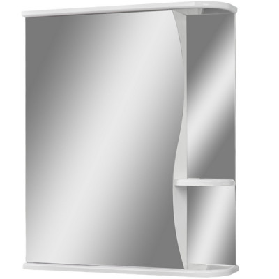 Шкаф-зеркало Волна 1-50 левый Айсберг Шкаф-зеркало Волна 1-50 левый Айсберг