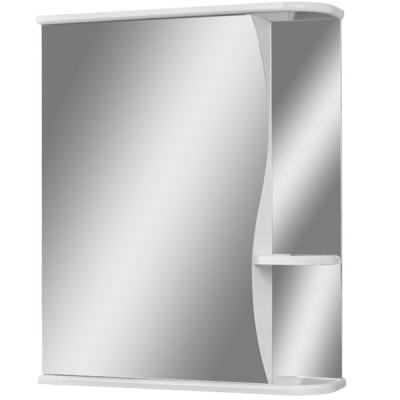 Шкаф-зеркало Волна 1-55 левый Айсберг Шкаф-зеркало Волна 1-55 левый Айсберг