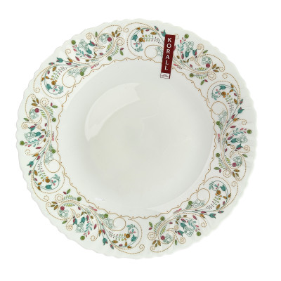 Тарелка стеклокерамическая обеденная 24 см сканди Коралл