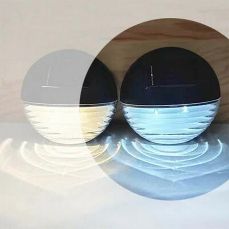 Фонарь уличный  11*11*4,5 см на солнечной батарее холодное свечен Сфера Baizheng