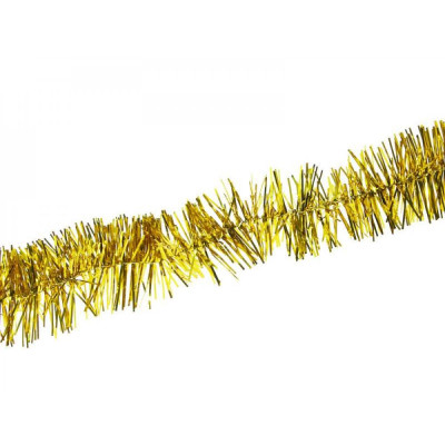 Мишура  d-7 см длина 2 м золотой Классика Там там