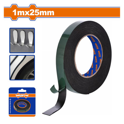 Клейкая лента двухсторонняя 1мх25мм WADFOW WPN8K25