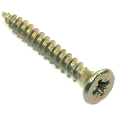 Саморез универсальный 5*45 желтопассивированный (ШУЖ) коробка (300) Ф