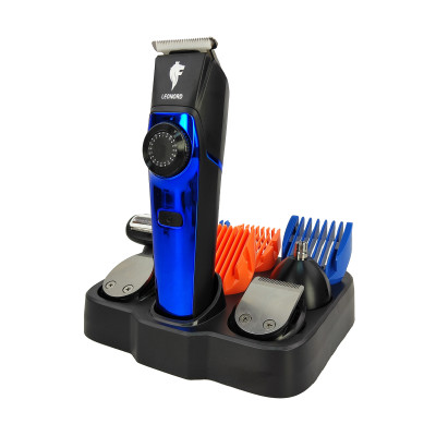 Набор для стрижки  5 в 1 3 Вт 1200 мА бритва машинка для стрижки синий LE-1210 Leonord