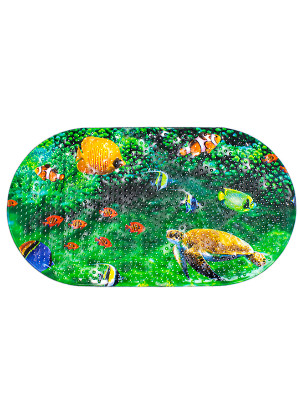 Коврик SPA 69*38см Bubbles FV1-B Коралловый риф (10) Вилина
