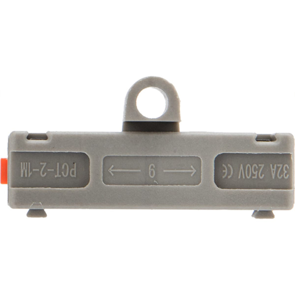 Клемма СМК 222-421P проходная 1 полюс (0,08-4 мм), серая (5 шт./уп.) REXANT