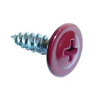 Саморезы ШСММ  острые 4,2*25 красные RAL-3005 коробка