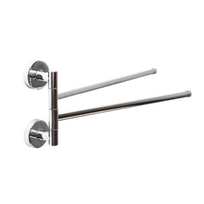 Держатель металлический для полотенец стальной 4,6*10,5*60см черный BZ-KD261 (10) Baizheng