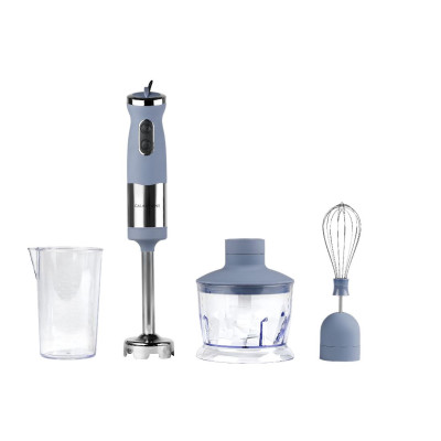 Блендерный набор  800 Вт погружная нерж сталь чаша пласт 0,5 л 1 скор серый Galaxy Line
