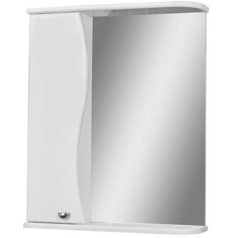 Шкаф-зеркало Волна 50 левый Айсберг