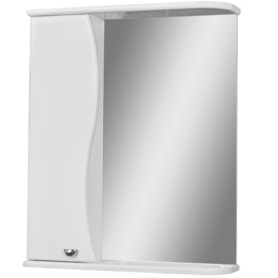 Шкаф-зеркало Волна 55 левый Айсберг Шкаф-зеркало Волна 55 левый Айсберг