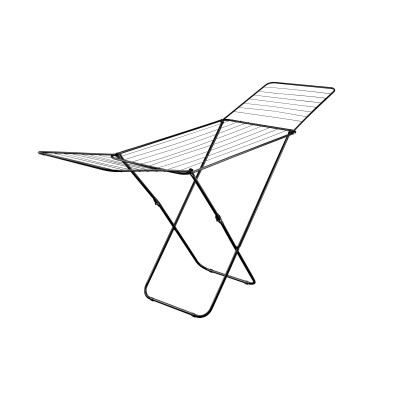 Сушилка металлическая напольная для белья  20 м 90*55*200 см черный Baizheng