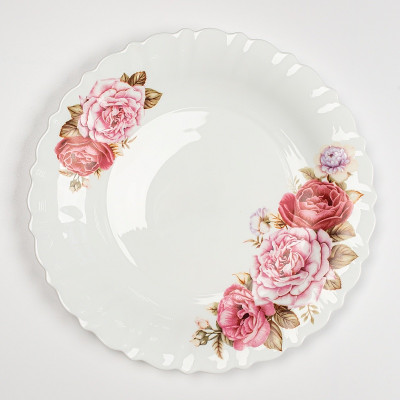 Тарелка стеклокерамическая обеденная 25 см PO-250-132 Milorin Parsopal