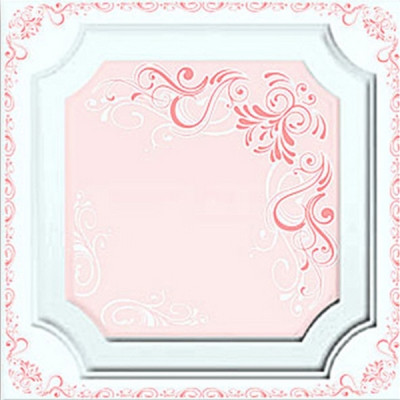 Плитка потолочная Ф1-014 розовая ламинированная Флекс Плитка потолочная Ф1-014 розовая ламинированная Флекс