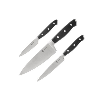 Нож нерж сталь 3 пр пласт ручка Meister Leonord