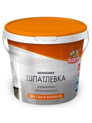 Шпатлевка для стен и потолков Olecolor для внутренних работ 3,5кг