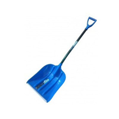 Лопата пласт 400*525мм Соболь с ал. планкой, с крашеным ал. черенком и V-обр. ручкой Лопата пласт 400*525мм Соболь с ал. планкой, с крашеным ал. черенком и V-обр. ручкой