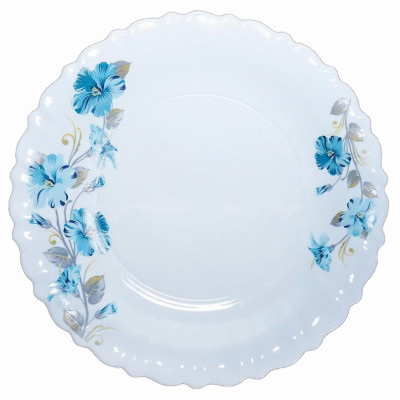 Тарелка стеклокерамическая обеденная 25 см RDP250-768 Blue Juba Parsopal