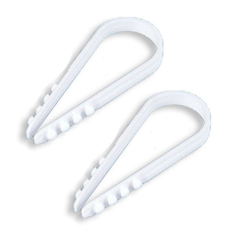 Дюбель-хомут ДХК-10 для круглого кабеля 5-10мм нейлон белый TDM