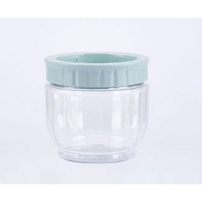 Банка пластиковая для сыпучих продуктов 0,5 л пласт крышка Baizheng