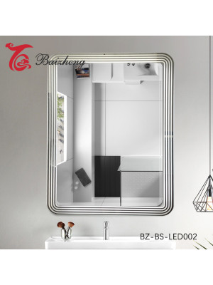 Зеркало 50*70 см с LED-подсветкой контур полосы BZ-BS-LED0021 Зеркало 50*70 см с LED-подсветкой контур полосы BZ-BS-LED0021