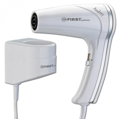 Фен 1200 Вт 3 температурных режима настенный держатель First