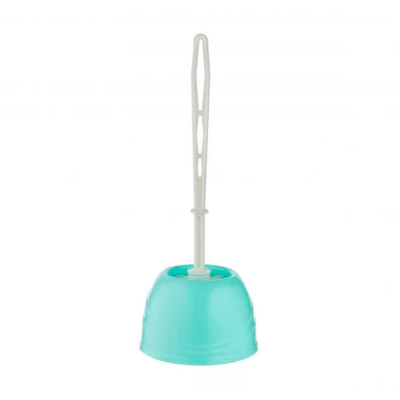 Ерш пластиковый для туалета с подставкой мята Aqua Berossi