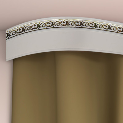 Бленда Флора/Дамира 55мм белый с золотом Ле-Гранд