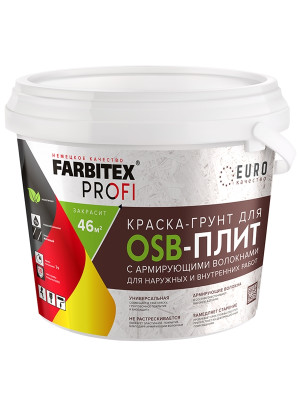 Краска-грунт для OSB-плит 3в1 Farbitex Profi армированная 7кг