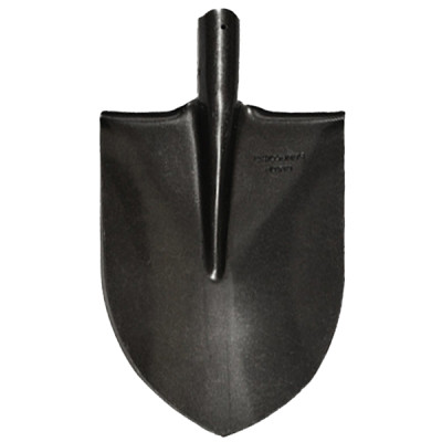 Лопата штыковая из рельсовой стали универсальная Броня 850гр, под черенок d-40