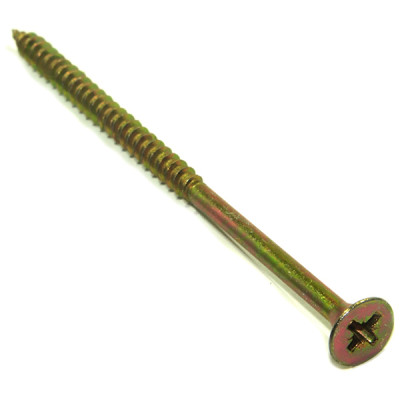 Саморез универсальный 5*100 желтопассивированный (ШУЖ) коробка (100) Ф