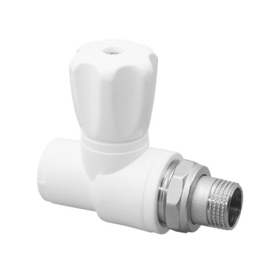 Кран шаровый PPR для радиатора прямой 25*3/4