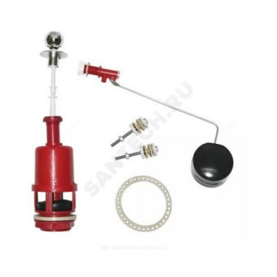 Арматура для унитаза Тула универсальная боковая подводка, шток АС-1.1